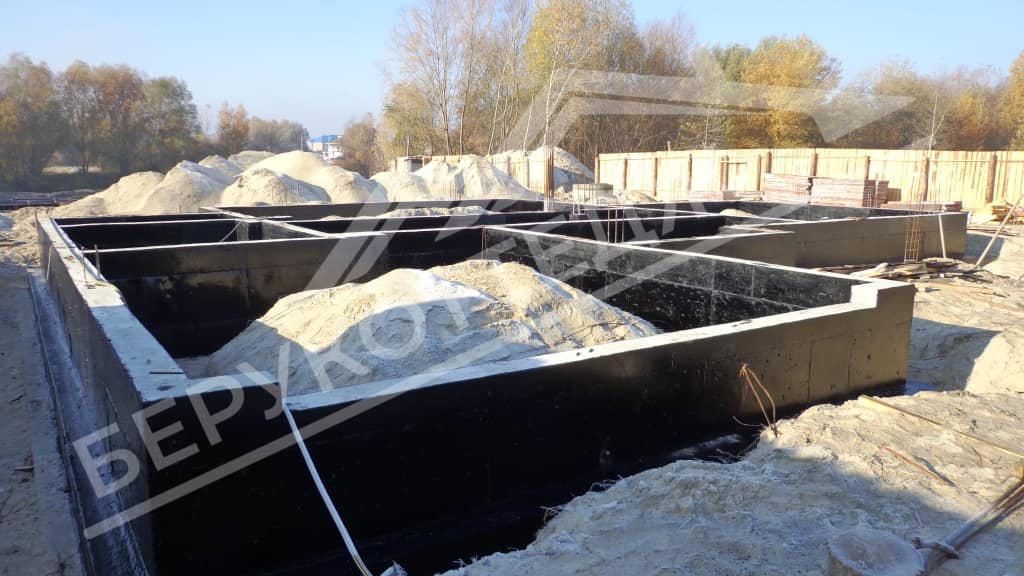 Фундамент - двухэтажный монолитно-каркасный дом в Чеховском районе